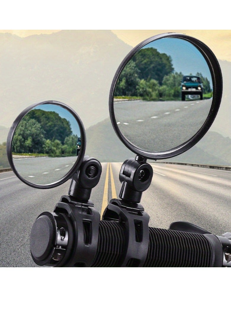 1PCS Universal Bicycle Rearview Mirror Adjustable Rotate Wide-Angle For MTB Road Bicycle Accessories bycicle accessories - Image 2