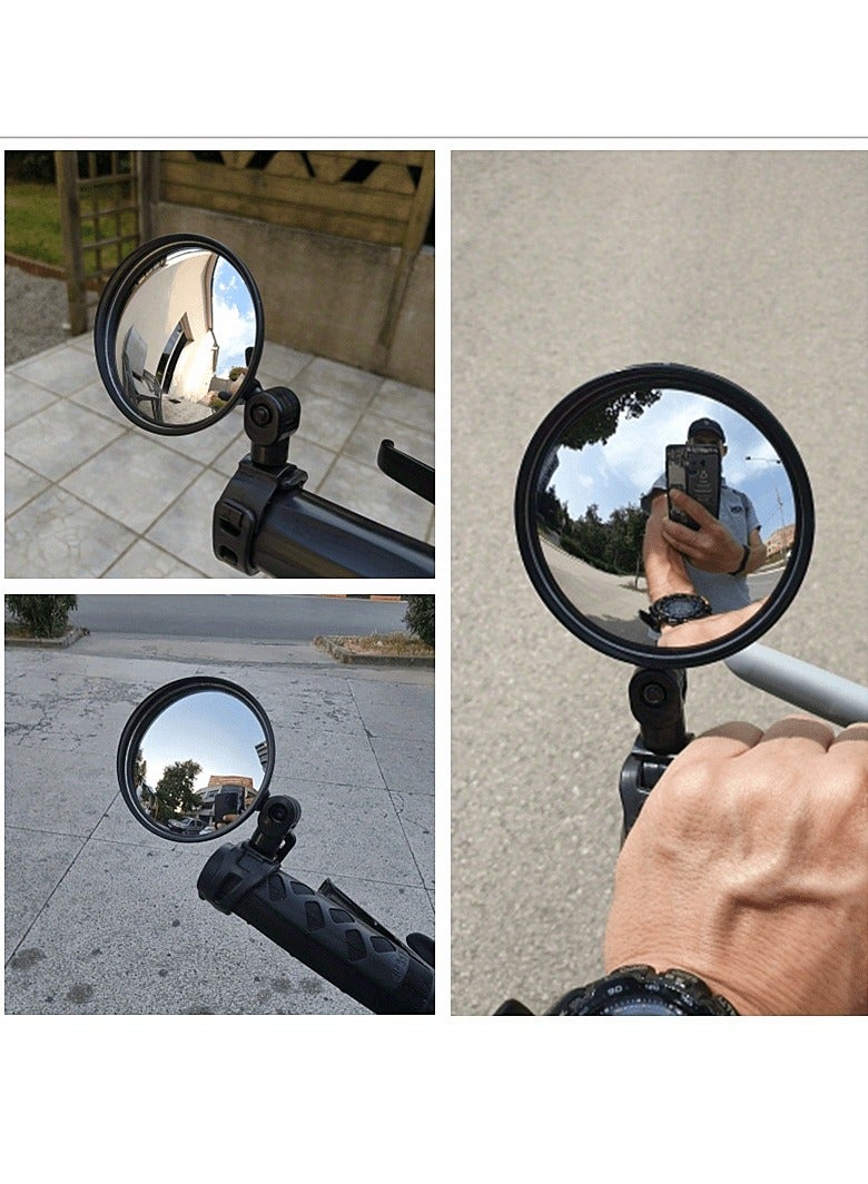 1PCS Universal Bicycle Rearview Mirror Adjustable Rotate Wide-Angle For MTB Road Bicycle Accessories bycicle accessories - Image 3