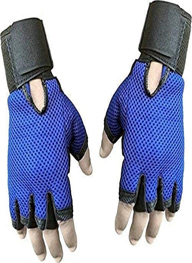 ZaySoo Gloves Gym & Fitness Half Gloves (Black, Green) - Image 2