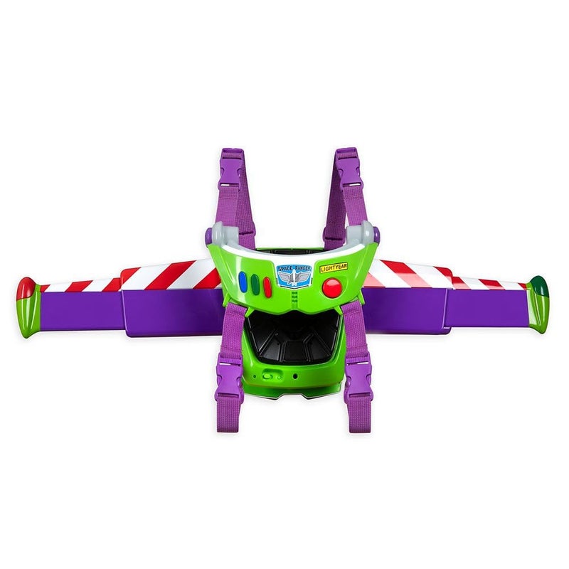 Disney Store Official Toy Story Buzz Lightyear Toy Jet Pack with LED Light Sound Effects Space Ranger Roleplay Accessory with Adjustable Straps Pair with Gauntlet Sold Separately - Image 3