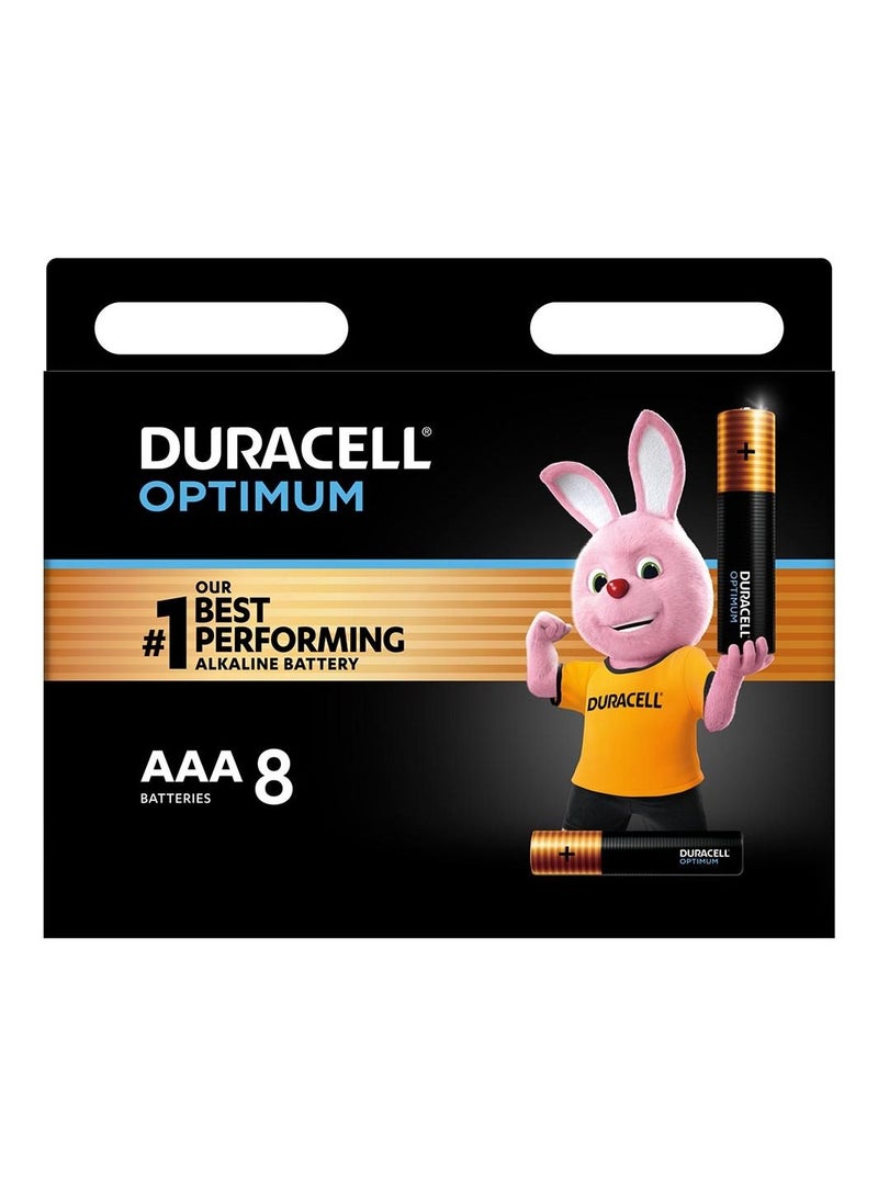 Duracell Optimum AAA Batteries - Pack of 8 - Image 1