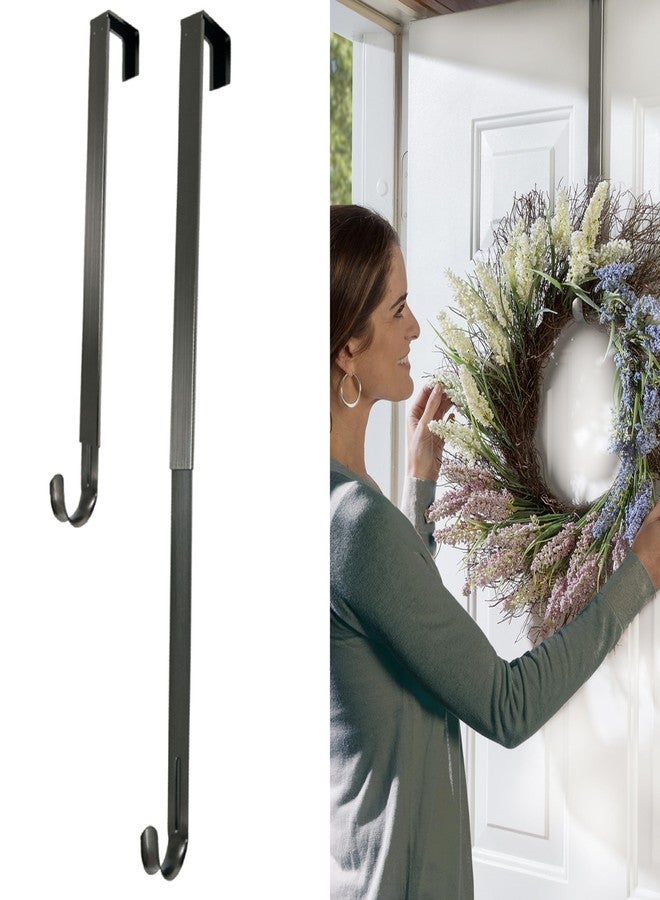 Haute Decor Adjustable Length Wreath Hanger - 20 Lb. Capacity - Image 3