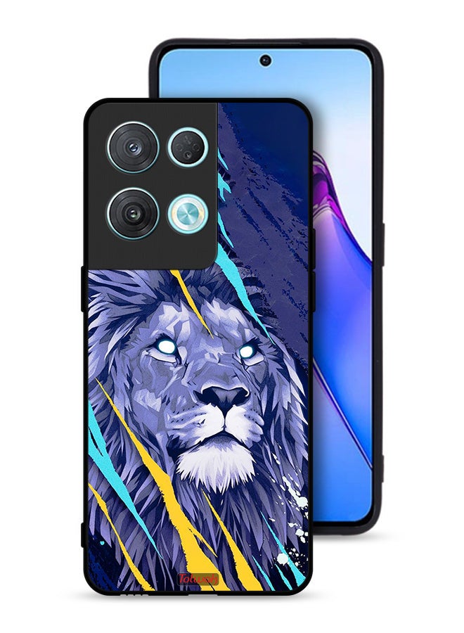 Tolwak Oppo Reno8 Pro 5G Protective Case Cover Lion King - Image 1
