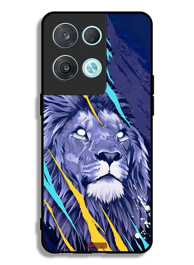 Tolwak Oppo Reno8 Pro 5G Protective Case Cover Lion King - Image 2
