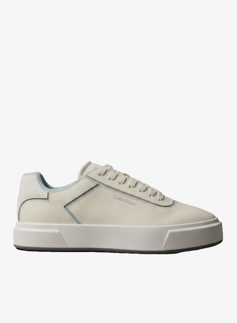 CALVIN KLEIN Leather Signature Trainers - Image 1