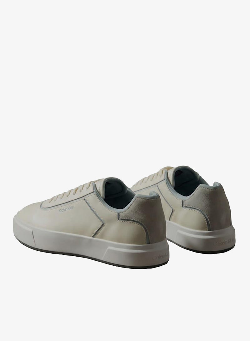 CALVIN KLEIN Leather Signature Trainers - Image 4