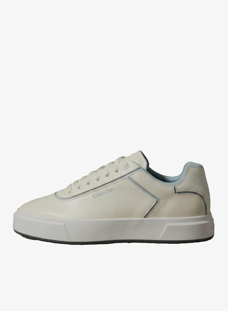CALVIN KLEIN Leather Signature Trainers - Image 2