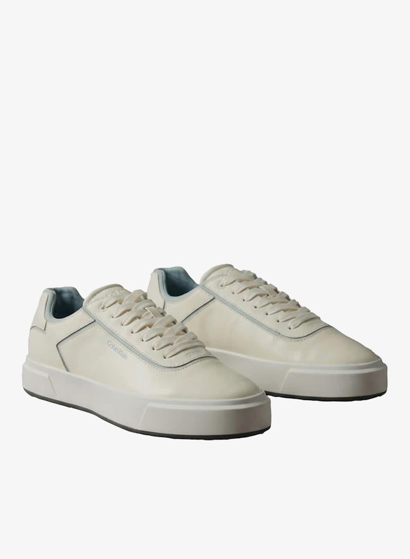 CALVIN KLEIN Leather Signature Trainers - Image 3