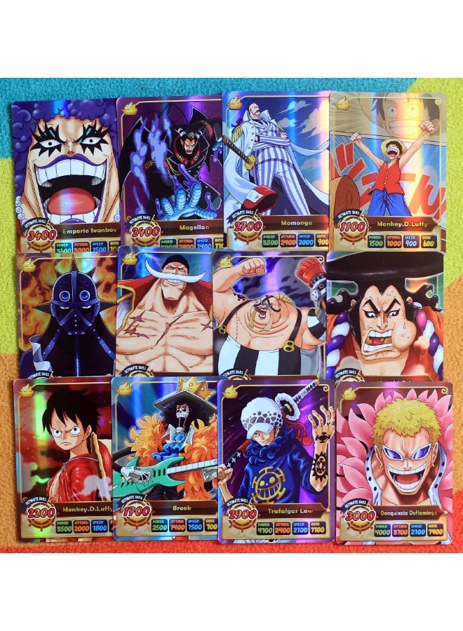 50PCS/Pack Anime One Piece Card, Card Game Booster Packs, One Piece Cards, Anime Trading Cards, No Repeat, Collectible Rare Cards Best Gift for Collectors and Fans - Image 5