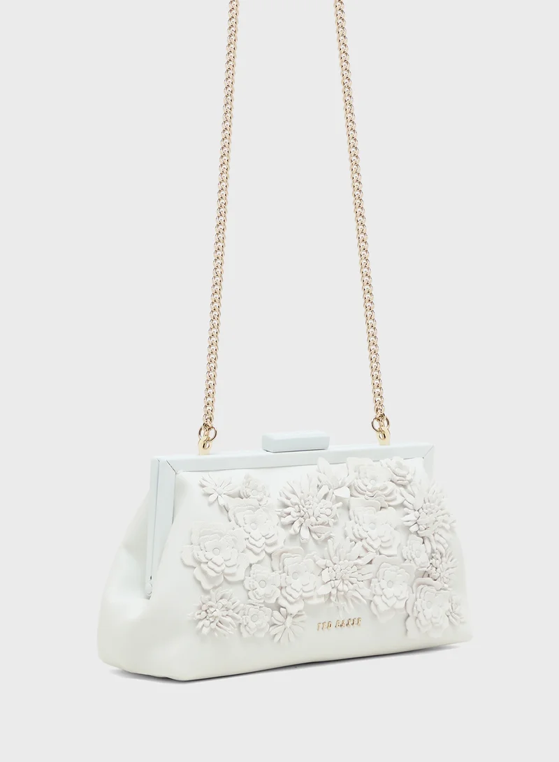 Ted Baker Flower 3D Applique Clutch