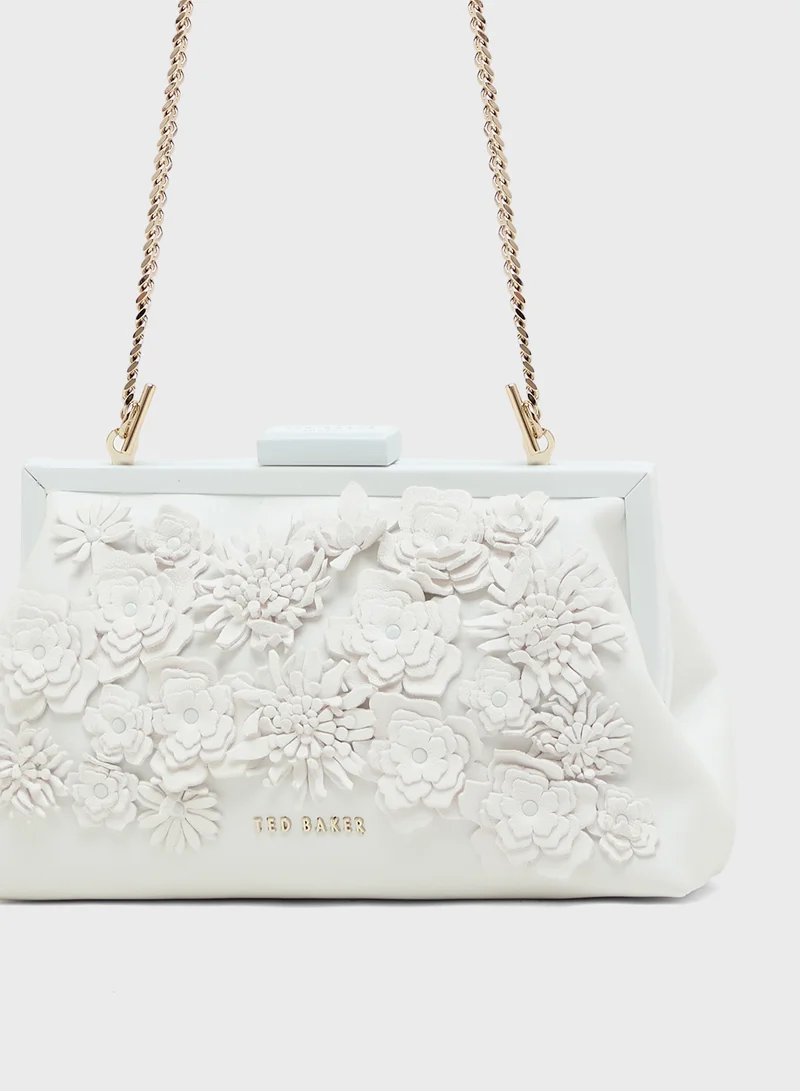 Ted Baker Flower 3D Applique Clutch