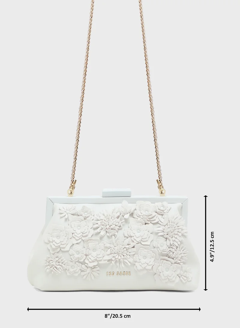 Ted Baker Flower 3D Applique Clutch