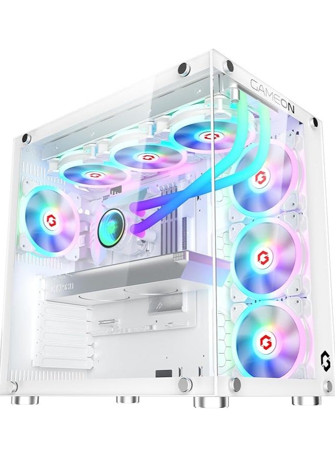 GAMEON GAMEON Emperor Arctic Il Series Mid Tower Pc Gaming Case
