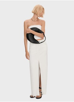 MANGO High Waist Front Slit Skirt  - Image 4