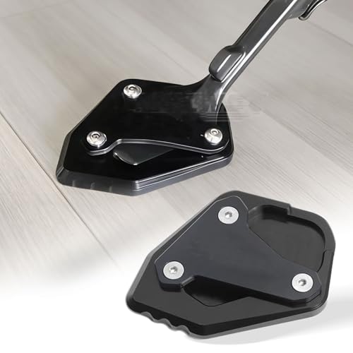 Midimttop Motorcycle Kickstand Plate Pad Extender Foot Side Stand Extension Pad Support Plate for Honda Rebel CMX 1100 CMX1100 Rebel 1100 Accessories 2021 2022 2023 2024 2025 2026 Black - Image 1