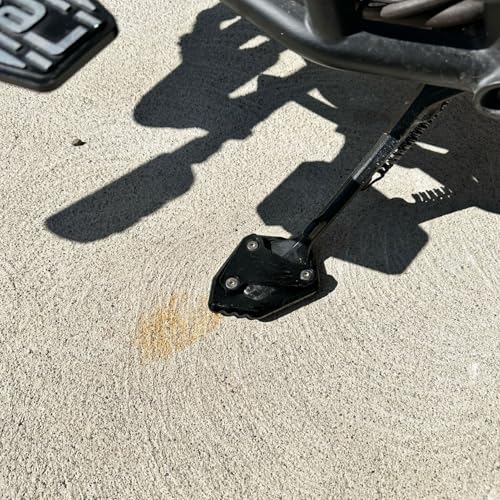 Midimttop Motorcycle Kickstand Plate Pad Extender Foot Side Stand Extension Pad Support Plate for Honda Rebel CMX 1100 CMX1100 Rebel 1100 Accessories 2021 2022 2023 2024 2025 2026 Black - Image 5