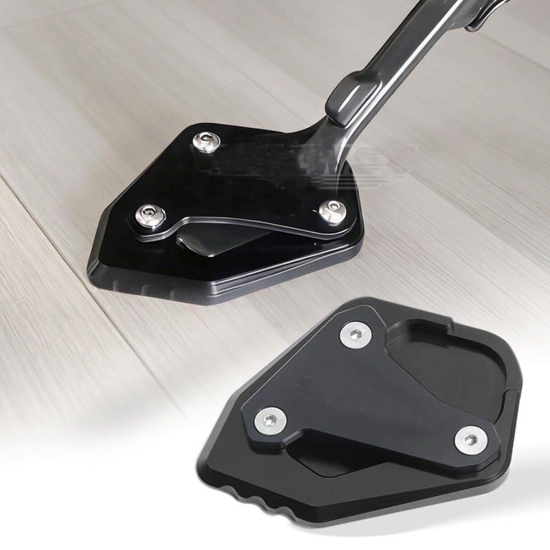Midimttop Motorcycle Kickstand Plate Pad Extender Foot Side Stand Extension Pad Support Plate for Honda Rebel CMX 1100 CMX1100 Rebel 1100 Accessories 2021 2022 2023 2024 2025 2026 Black - Image 2