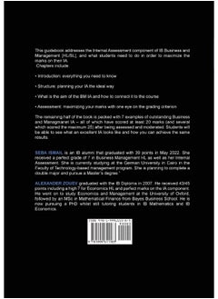 IB Business Management: Internal Assessment The Definitive Business Management [HL/SL] IA Guide For the International Baccalaureate [IB] Diploma