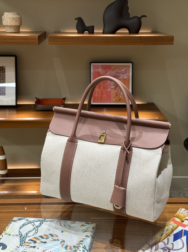 High-End First-Layer Cowhide Lp32 Lom Bag Large Capacity Fashion Satchel Women'S Large Bag Style - Image 4