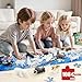 THINKBAY Arctic Animals Figurines Toys 16PCS Winter Polar Animals Figures 108 PCS Large Arctic Jigsaw Puzzles Toys for Preschool Kids Toddlers Ideal Gift for Boys and Girls - Image 4