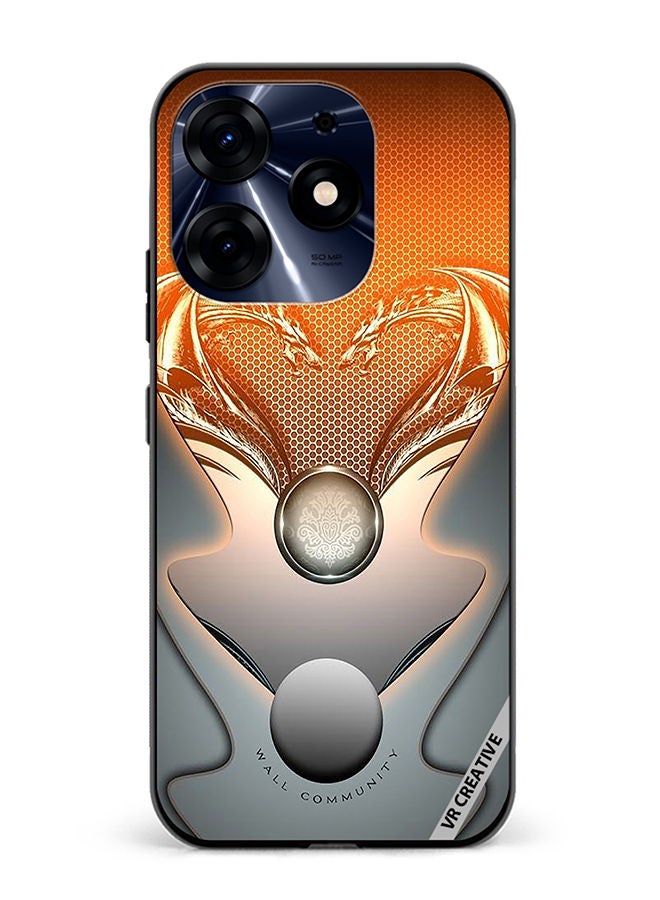 VR CREATIVE Protective Case Cover For Tecno Spark 10 Pro Wall Community Design Multicolour - Image 1