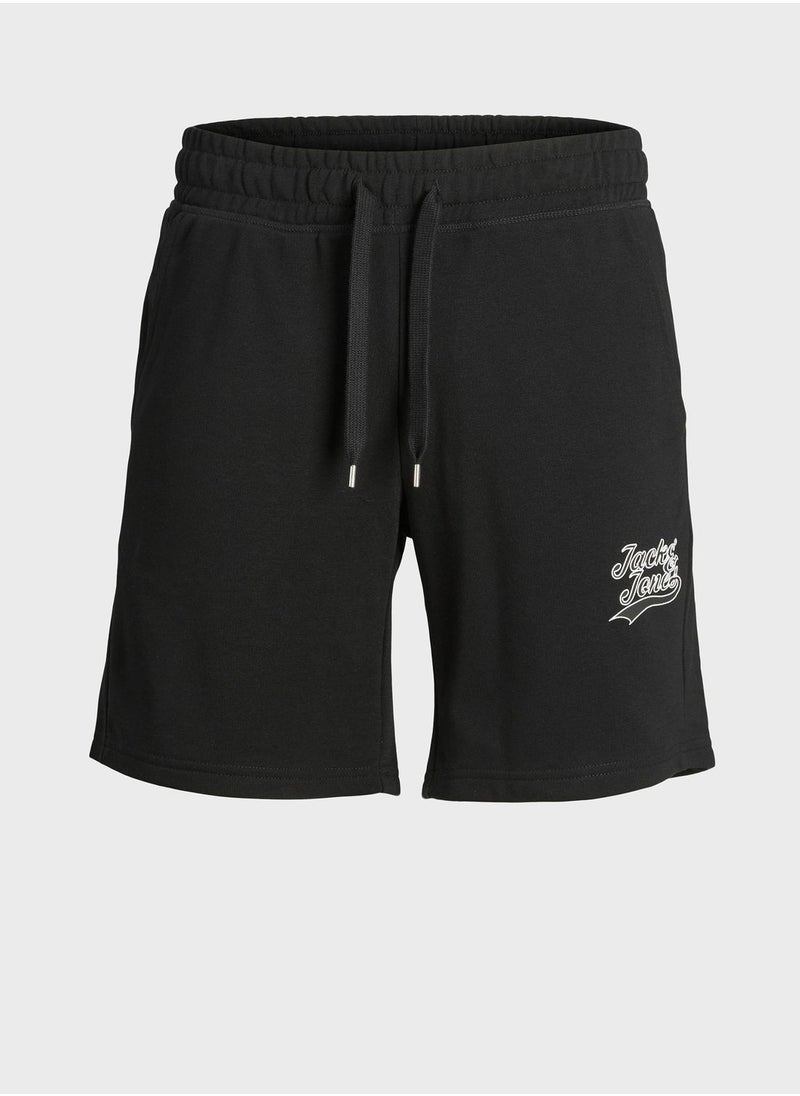 JACK & JONES - Slogan Casual Shorts - Image 1