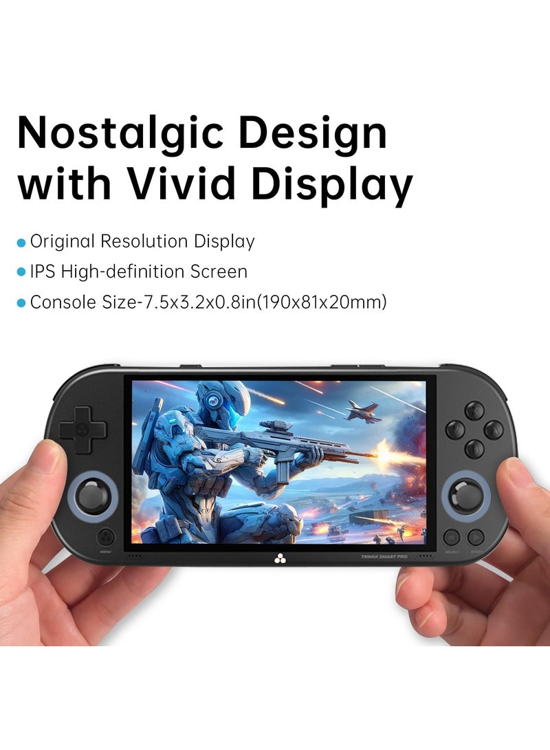 Smart Pro Open Source Handheld Game Console, Retro Arcade HD 4.96-inch IPS Screen Game Console, Linux System, 5000 mAh Large Battery - Image 3