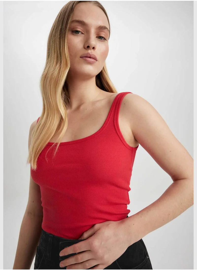 DeFacto Slim Fit Strappy Crop Vest