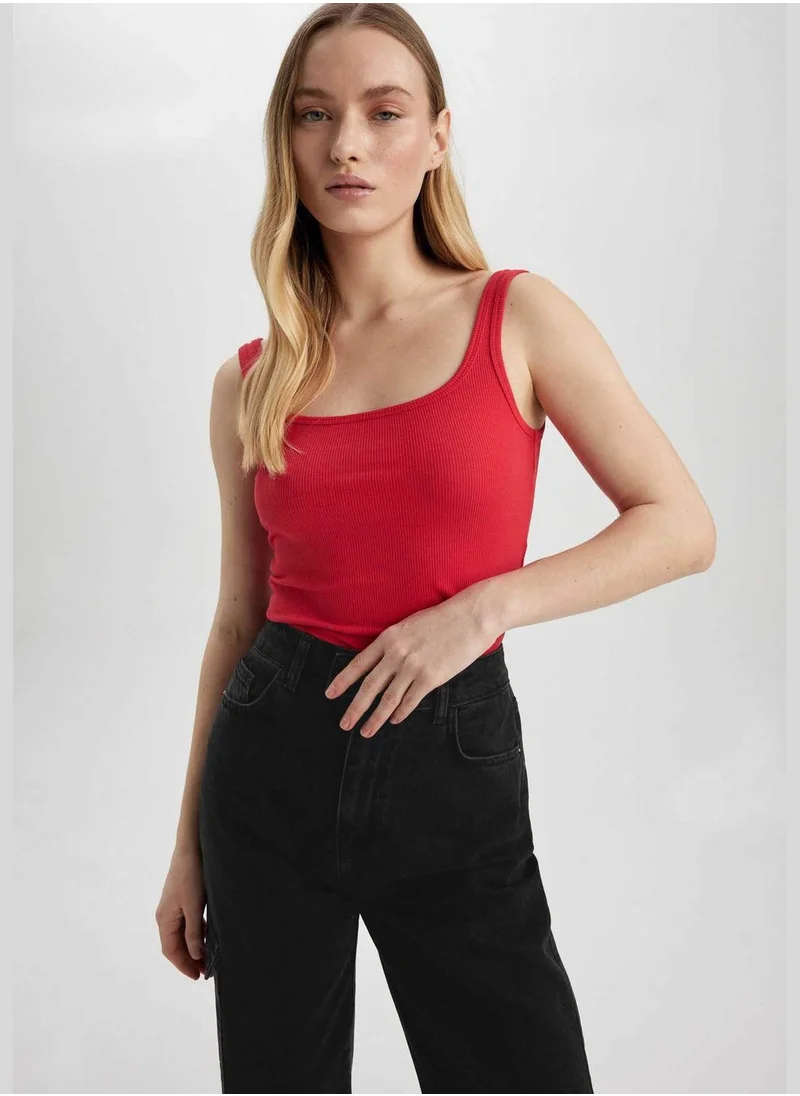 DeFacto Slim Fit Strappy Crop Vest