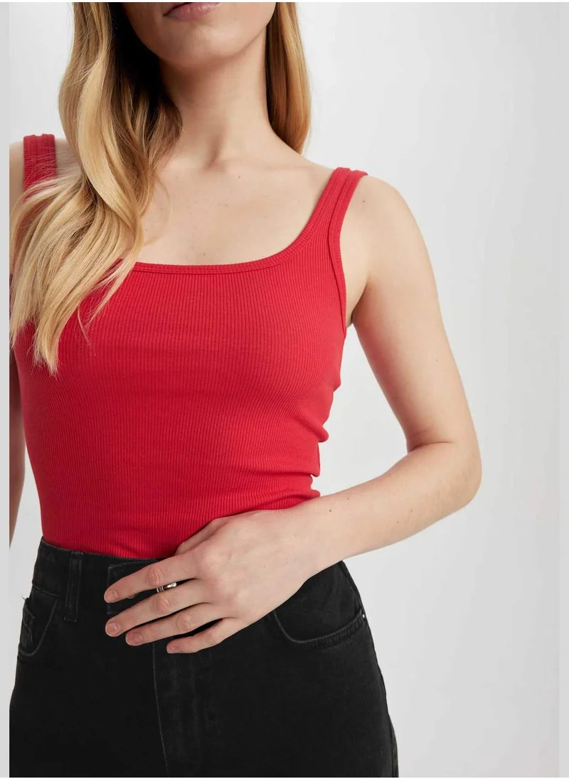 DeFacto Slim Fit Strappy Crop Vest