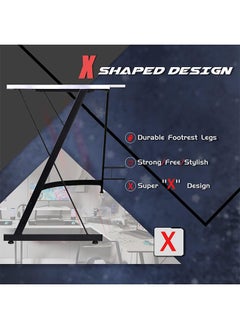 Favarey L-Shaped Desk Computer Corner Table, 51" Home Gaming Desk, Office Writing Workstation with Large Monitor Stand, Space-Saving, Easy to Assemble  - Image 4