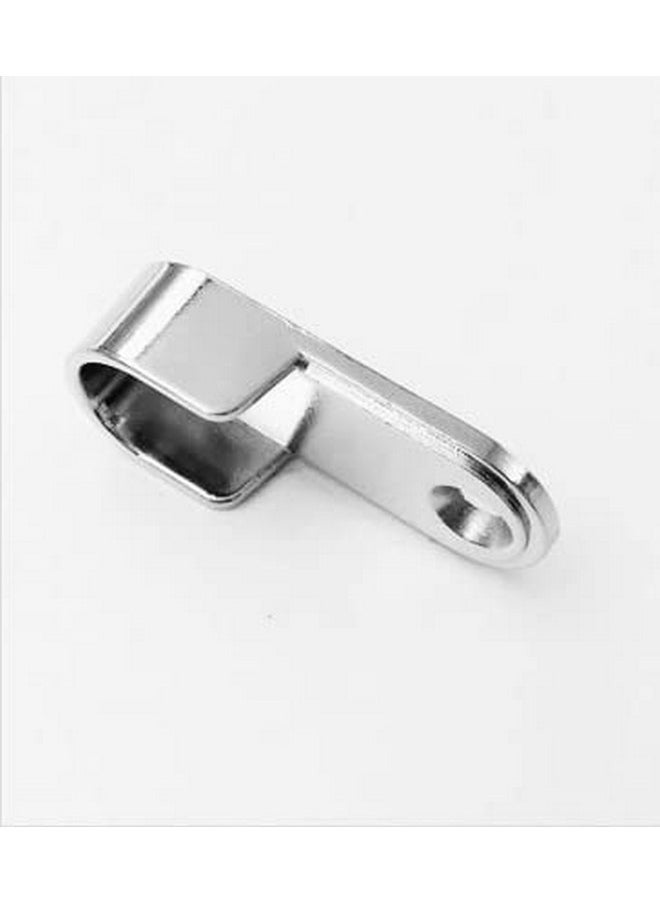 AEGYPIUS AEGYPIUS 6Pcs Oval Closet Rod End Supports 15mm x 30mm, Wardrobe Bracket Metal Rod Holders, Heavy-Duty Closet Pole Socket with Rear Facing 6.5mm Pins  - Image 5