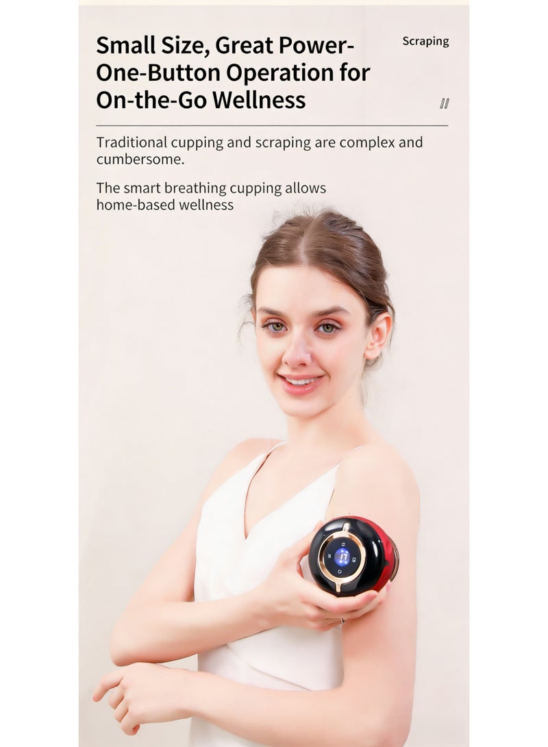 NANAO Smart Cupping Kit for Massage Therapy, 3-in-1 Red Light Cupping Therapy Set for Targeted Pain Relief, Knots, Muscle Soreness & Circulation, Portable Remote Control for Back Care at Home - Image 4