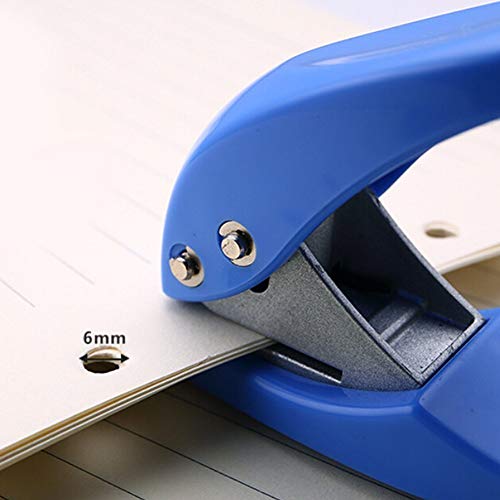 MOAMUN 4PCS Mini 1-Hole Paper Hole Punch, Handheld Portable Puncher,10 Sheets at One Time, Random Color - Image 4