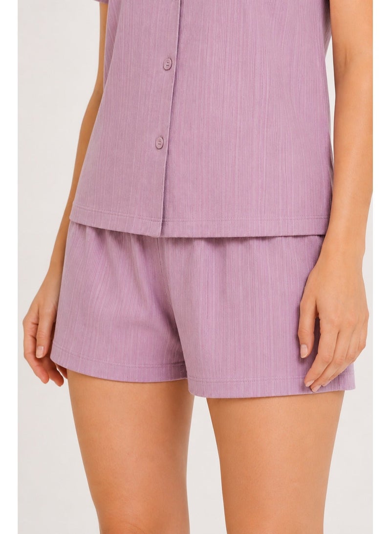 Penti Women's Rose Short Sleeve Viscose Pyjama Set with Shorts - Image 5