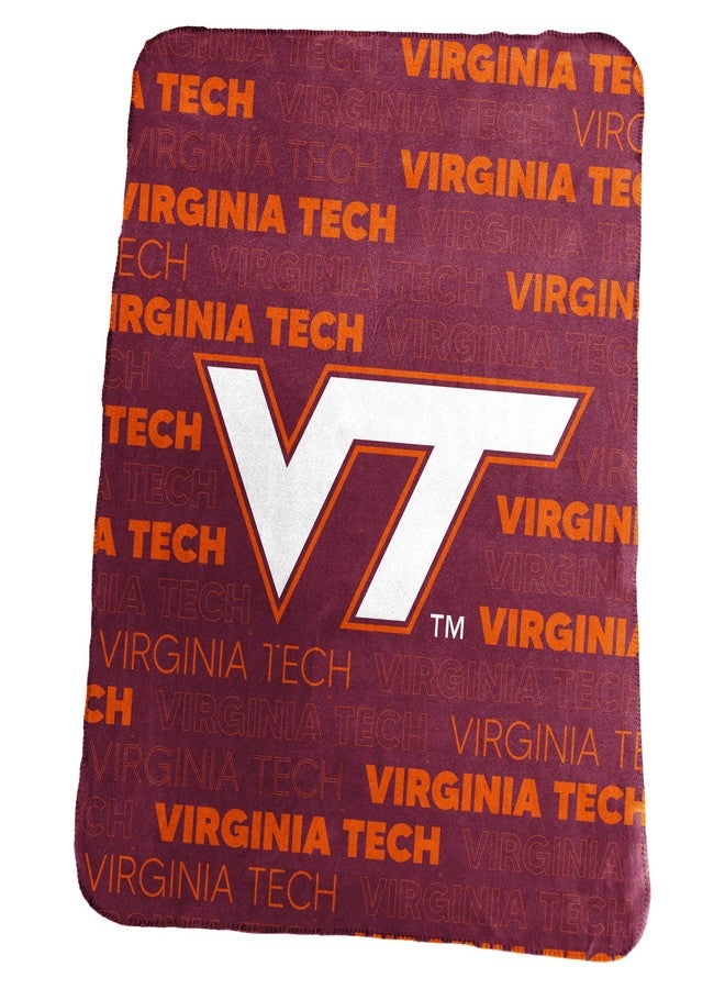 Logo Brands NCAA Virginia Tech Hokies Classic Throw - Image 1