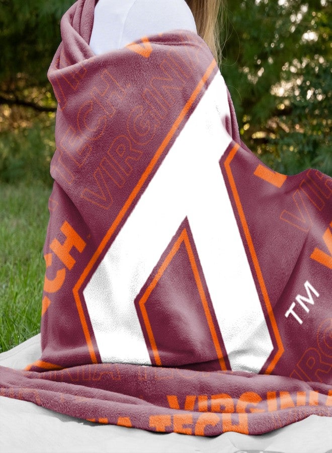 Logo Brands NCAA Virginia Tech Hokies Classic Throw - Image 2