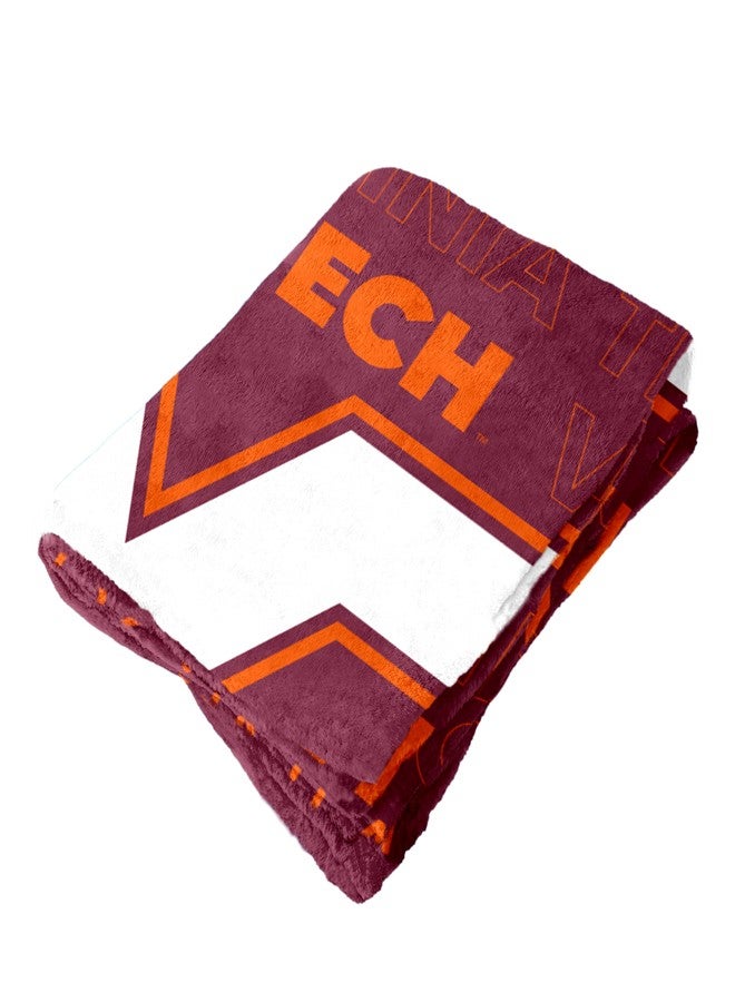 Logo Brands NCAA Virginia Tech Hokies Classic Throw - Image 5