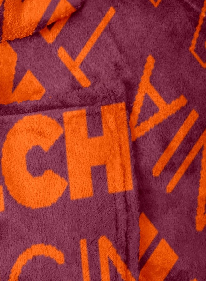 Logo Brands NCAA Virginia Tech Hokies Classic Throw - Image 4