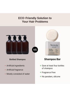 arencia Rice Water Shampoo Bar For Hair Growth & Strengthening, All Natural Formula With Biotin & Protein  - Image 5