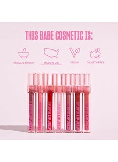 BABE ORIGINAL BABE ORIGINAL Plumping Lip Jelly for Fuller Looking Lips | Lip Gloss with Peptides Hyaluronic Acid Plumps & Hydrates Lips | Cruelty-Free, Vegan Formula with High Shine & Long-Lasting Color, Nude  - Image 5