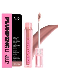 BABE ORIGINAL BABE ORIGINAL Plumping Lip Jelly for Fuller Looking Lips | Lip Gloss with Peptides Hyaluronic Acid Plumps & Hydrates Lips | Cruelty-Free, Vegan Formula with High Shine & Long-Lasting Color, Nude  - Image 1
