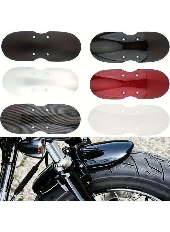 واقي الطين الأمامي من البلاستيك ABS بتصميم بسيط على طراز كافيه ريسر لدراجة Triumph النارية - Image 1