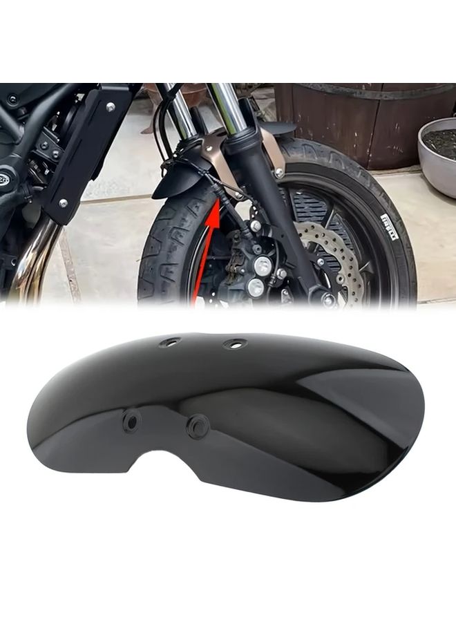 واقي الطين الأمامي من البلاستيك ABS بتصميم بسيط على طراز كافيه ريسر لدراجة Triumph النارية - Image 3