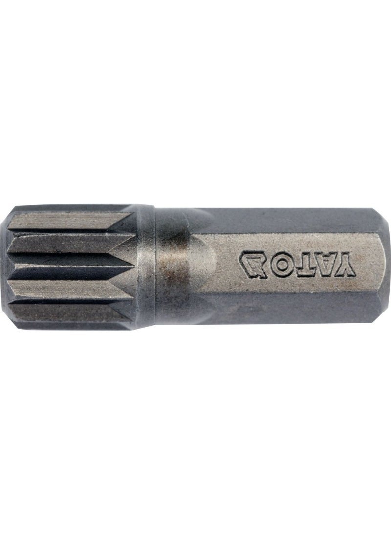 YATO Impact Scewdriver Bits 8X30mm SPLINE M10 8pcs/Box YT-78193 (99334)