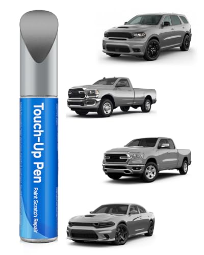 RSACET Billet Silver Metallic PSCJSC Car Touch Up Paint Compatible with Dodge Scratch Repair Kit Exact OEM Color Match Scratch Rust Repair Car Truck SUV Paint Fix - Image 1