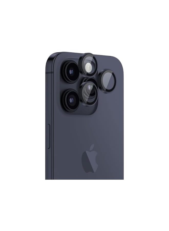 بروماس واقي عدسة الكاميرا لهاتف iPhone 15 Pro وiPhone 15 Pro MAX من الزجاج المقوى الفائق لعدسة AR (أزرق) - Image 1