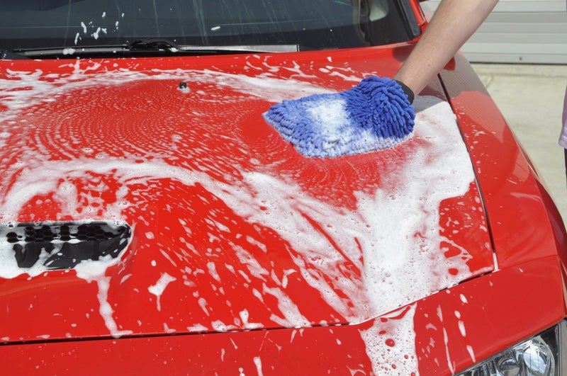 Detailer's Preference Double-Sided Premium Chenille Microfiber Wash Mitt, Wet or Dry, Perfect for Car Washing and Detailing, Absorbent, Scratch-Free, and Lint-Free, Blue - Image 5