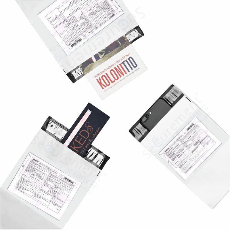 SECUREMENT Tamper Proof Courier Bags with Pod, Pack of 500 Pcs (6x6 inches) - Image 1