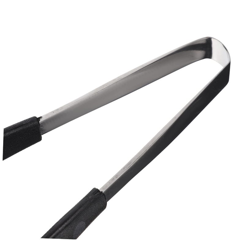 Stainless Steel Salad Tongs Black Kitchen Utensil for Cooking and BBQ - Image 5
